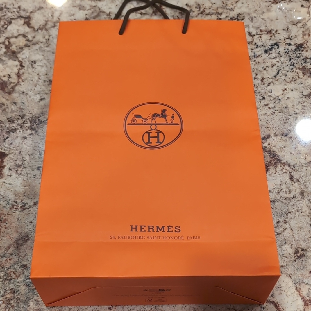 Orange Shopping Bag